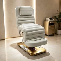Table de massage électrique de luxe HICOMED à 3 moteurs, réglable, pour soins esthétiques et spa