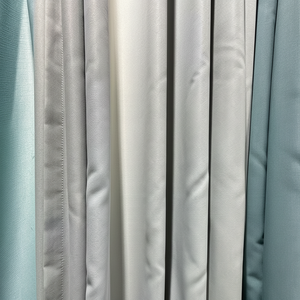 Rideaux occultants de luxe modernes rideaux plissés de style tricot uni imprimés en feuille d'aluminium adaptés aux chambres chambres cafés et hôtels - Product Image 1