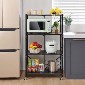 Productos populares, estante plegable apilable de acero y metal para almacenamiento de <span class=keywords><strong>cocina</strong></span> de alta resistencia de 5 niveles para <span class=keywords><strong>tienda</strong></span> - Product Image 5