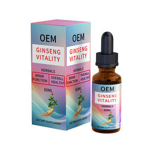OEM Private Label <span class=keywords><strong>Ginseng</strong></span> gocce di liquido con radice di <span class=keywords><strong>Ginseng</strong></span> Ashwagandha radice e Maca gocce di radice integratore a base di erbe - Product Image 1