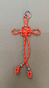 Noeud chinois tissé à la main cordon <span class=keywords><strong>porte</strong></span>-bonheur <span class=keywords><strong>macramé</strong></span> <span class=keywords><strong>porte</strong></span>-clés téléphone sac lanière chaîne personnalisée tissé noué bonne chance décoration suspendue - Product Image 4