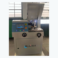Machine de découpe métallographique verticale automatique sur pied, diamètre de coupe max. 80 mm, avec réservoir de liquide de refroidissement