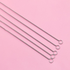 Cleaning <b>Brush</b> 304 Stainless Steel Long Handle For Baby Bottle Cup Test Tube Cleaning - Product Image 3