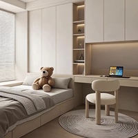 Cadre de lit tatami surdimensionné personnalisable, lit à lattes en bois moderne à fixation murale avec rangement classé, meubles de chambre à coucher