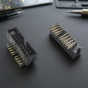 Conectores de Fibra Óptica Ariba Technology B22DXXRDX00B64X-210, Cabezal de Caja con Paso de 2.54mm, DIP RA, 2 Filas, 9H, Acabado en Estaño/Oro, Carcasa de PBT - Product Image 3