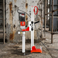 Perceuse à noyau diamanté robuste DDB26A 2600W avec support, machine de perçage humide pour béton, pour la construction et l'ingénierie
