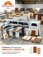 Scie à panneaux CNC automatique MAMIMAC MM6233A MM6233B 380V 24.32KW pour panneaux MDF, panneaux de particules et panneaux à base de bois