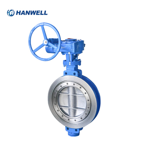 Actuador Manual Hanwell de Alta Calidad y Resistencia al Desgaste PN16-PN250, Válvula de Mariposa Excéntrica con Sello Triple Offset de PTFE/Metal, ANSI Flangeada - Product Image 3