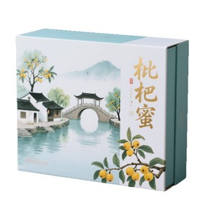 Loquat Honey <b>Gift</b> Box Custom Packaging Waterproof Embossing Retro Style Holiday <b>Creative</b> Portable - Product Image 1