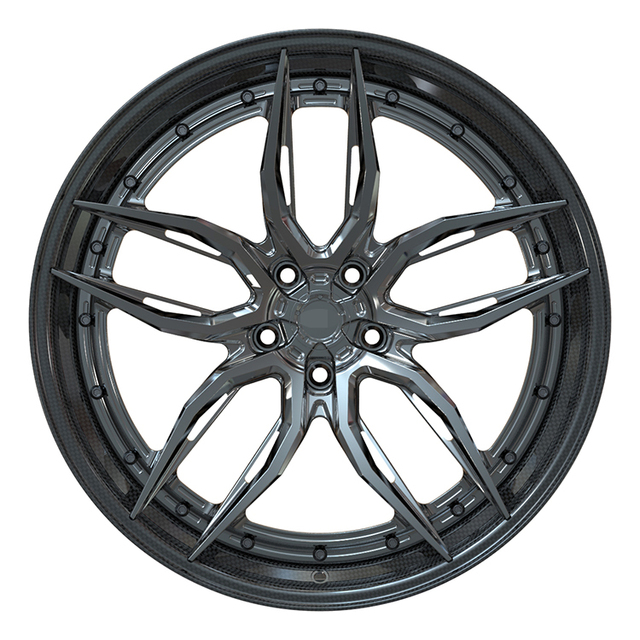 Carbon Fiber Two-piece Forged Wheels with Deep Concave Shape High Quality Wheels 17-24inch for Aventador