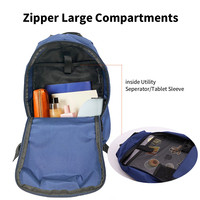 Sac à dos de sport authentique noir pour l'école primaire, avec pochette Airflow, fermeture biodégradable, option de transport pour les passionnés