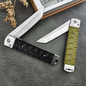 Couteau pliant en acier inoxydable 440C de 3,66 pouces pour l'extérieur, manche en fibre de nylon, qualité industrielle, couteau de camping, de chasse et à fruits - Product Image 3