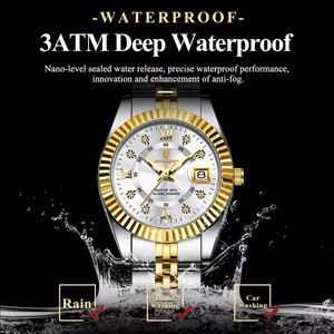 POEDAGAR Orologio di Lusso Elegante per Donne, Impermeabile, Luminoso, con Calendario, Orologio <span class=keywords><strong>da</strong></span> <span class=keywords><strong>Donna</strong></span> in Acciaio Inossidabile al Quarzo - Product Image 2