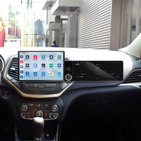 ZWNAV Pantalla de 13.1"+12.3" para Jeep Cherokee 2016-2021, Android 15, Carplay Inalámbrico, DSP, GPS, Navegador, Radio para Auto, Estéreo, 4G, WiFi, OEM