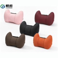 Cojín Lumbar y Almohada Cervical para Auto, Personalizados y de Producción Propia, Transpirables, de Cuero Sintético con Acabado Hielo, para Mayor Comodidad al Conducir