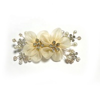 Clip à strass pour chaussures 9*4cm, fleur, décoration de chaussures de mariage, vente directe d'usine