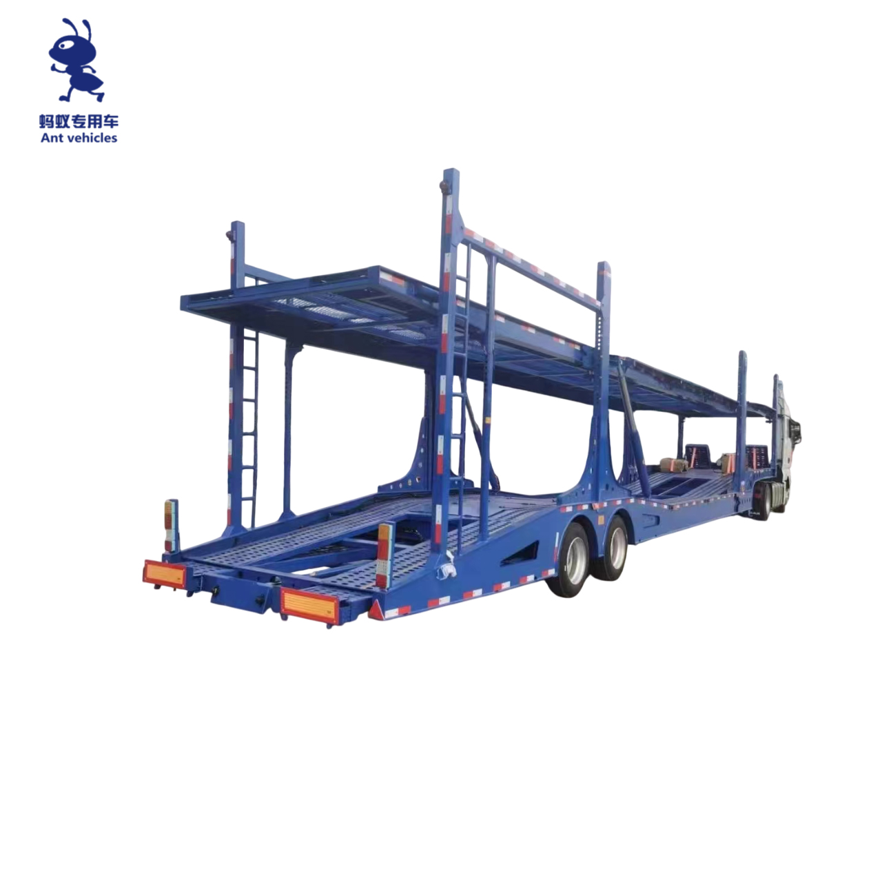 2 Axle 8/10/12 Double Deck Vehicle Car Carrier Semi Trailer 3 Axle Auto Car Transport Truck Trailer