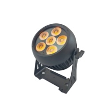 Projecteur LED plat IP65 étanche, contrôlable par application téléphonique, 6x20W RGBWAUV, sans fil, alimenté par batterie, CRI 90 élevé, pour extérieur