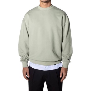 Sweat-shirt en molleton français 600 Gsm, sweat-shirt personnalisé à capuche pour homme, sweat-shirt à épaules tombantes, sweat-shirt court pour homme - Product Image 4