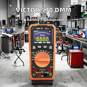 Victor 970 kỹ thuật số vạn năng 6000 đếm 2000mAh pin lithium có thể sạc lại Type-C giao diện TFT Màn hình màu Anto phạm vi 970 - Product Image 3