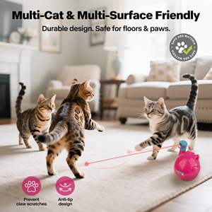 Juguete Láser Inteligente para Gatos, Rotación Automática de 360 Grados, Juguete Interactivo para Mascotas, Juguete de Movimiento para Gatos - Product Image 6