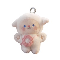 Porte-clés monstre en peluche de haute qualité à bas prix lapin singe chat porte-clés en peluche Mini porte-clés en peluche cochon mignon