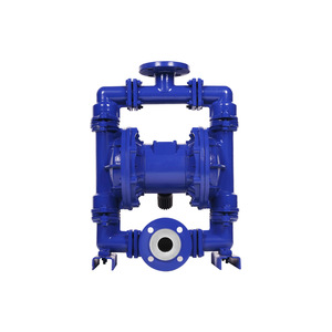 Bomba Neumática de Diafragma QBY 100 de Acero Inoxidable 304 con Conexión de Brida, Autocebante, Resistente a Ácidos y Álcalis - Product Image 1