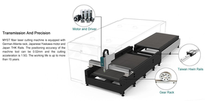 Máquina de Corte por Láser de Fibra LX3015P de Excelente Calidad y Alta Potencia (12000w, 15000W, 20000W) con Cubierta Completa para Acero Inoxidable y Carbono - Product Image 6