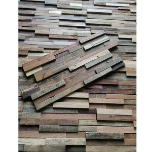 Pannello di rivestimento murale decorativo in legno massello flessibile di lusso 3d Art decorativo solido 3d pannello di legno da parete - Product Image 2