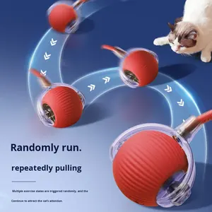 Slimme Huisdier Speelgoed 360 Automatische Interactieve Hond & Kat Kauwspeelgoed Siliconen PC USB Oplader Rolbal - Product Image 3