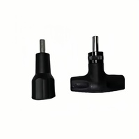 Clé de golf 1/4'' 1Nm 2Nm 3Nm 4Nm 5Nm 6Nm – Clé dynamométrique à poignée en T fixe de haute précision pour visseuse et clé dynamométrique à réglage progressif