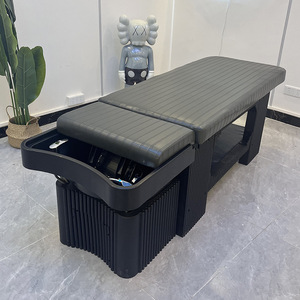 Chaise de massage capillaire <span class=keywords><strong>professionnelle</strong></span> de salon thaïlandais, nouvelle conception, de haute qualité, best-seller, en cuir synthétique, lit de shampooing, luxe moderne - Product Image 3