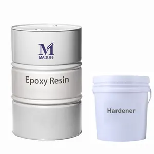 Dua komponen Epoxy resin dengan 3:1 dan rasio 2: 1 perekat penyegel lem kekerasan Epoxy resin lem