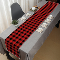 Vente en gros personnalisée n'importe quel design d'entreprise logo coton lin le Kuffiya Patten chemin de table très épais bas quantité minimale de commande