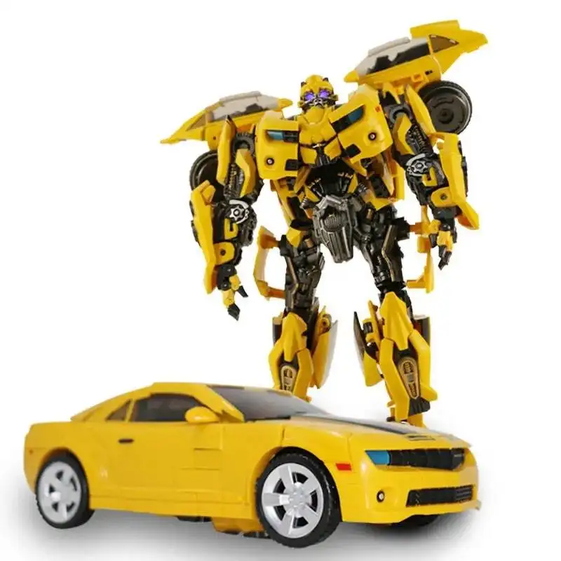 Brinquedo infantil amarelo deformação, tarefa, carro, robô, brinquedos, filme, figura, robô para menino