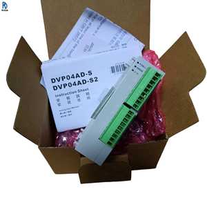โมดูลอินพุตแบบอะนาล็อกสำหรับเซ็นเซอร์คอนโทรลเลอร์ PLC ของแท้ใหม่เอี่ยม รุ่น DVP04AD-S - Product Image 1