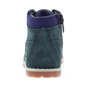 Botas Timberland Pokey Pine Mid Lace de Gamuza para Bebés y Niños Pequeños, Color Verde Oscuro - Product Image 3