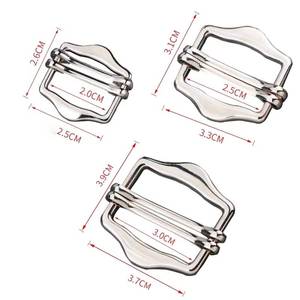 Hebilla Metálica Ajustable al por Mayor para Prendas de Vestir, Herraje para Cinturillas de Pantalones - Product Image 2