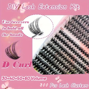 Bán Buôn 800 Cụm DIY Lông Mi Giả Thiết Lập Duy Nhất Tuft Công Suất Lớn Phân Đoạn Mở Rộng Lông Mi Với Công Cụ Lông Mi Kit - Product Image 3