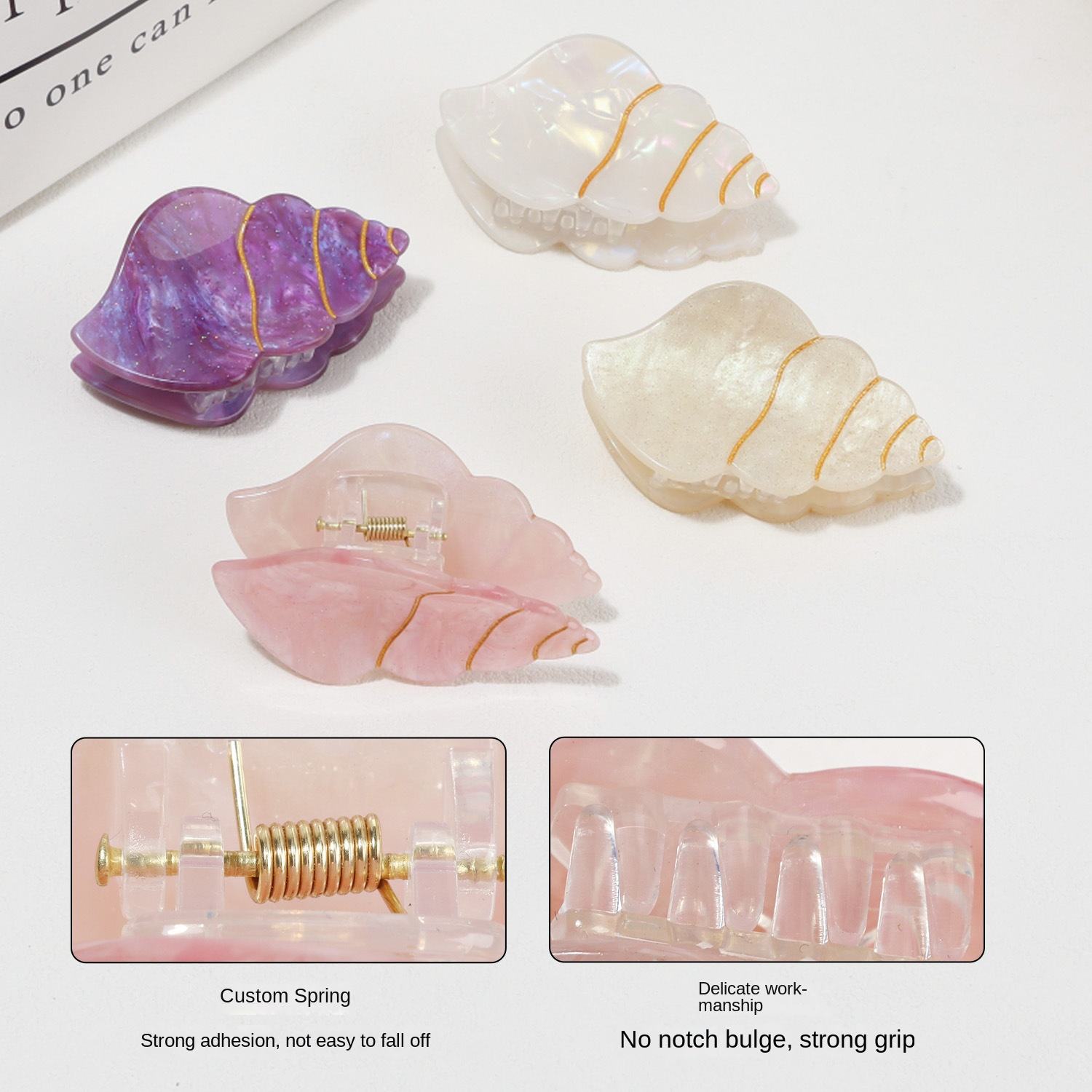 Gorese Korean Transparent Cross-Border Pie Hairpin New Autumn and Winter Hot Plastic Jewelry Headwear with Cartoon Grab Clip