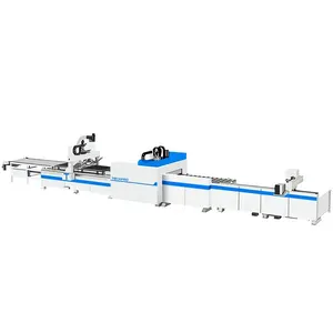 TECHPRO CNC 3.0 Production Line Wood Furniture woodworking drilling labeling machine for wood boards