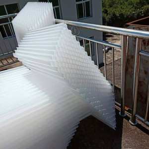 Pvc प्लास्टिक हेक्सागॉन मधुकंघी झुकाव ट्यूब बसने वाले मीडिया पीपी लेमेला स्पष्टीकरण शीट के लिए कस्टम कटिंग - Product Image 6