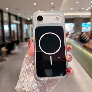 Funda para Teléfono con Impresión IMD para iPhone <span class=keywords><strong>Air</strong></span>, Anillo Magnético Integrado, Transparente, Antigolpes, Protectora para iPhone 17 Pro <span class=keywords><strong>Max</strong></span> 16 - Product Image 4