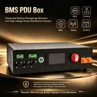 HV BMS 96S 128S 256S 400V 512V 1024V 300A 600A Onduleur ESS Commercial en Cascade RS485 CAN GPS LiFePO4 Équilibrage Automatique PDU