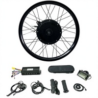 Kit de conversion de vélo électrique sans balais avec moteur de moyeu de roue arrière 1500W 2000W 3000W 48V 60V 72V, écran LCD et accélérateur à pouce