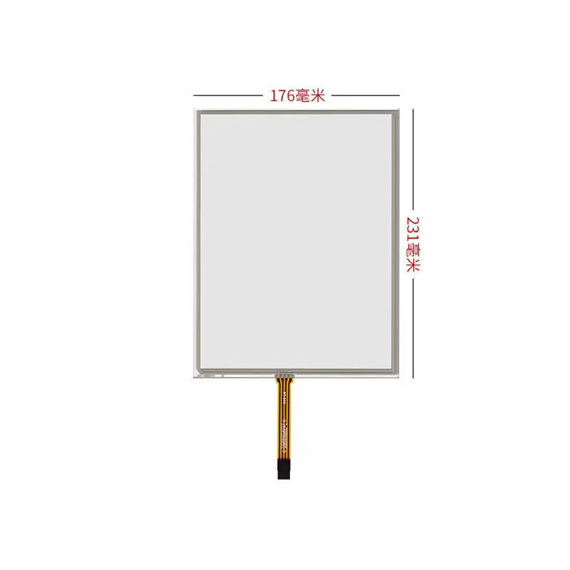 10.4 inç LCD açık çerçeve 4 telli dirençli Lcd endüstriyel monitör dokunmatik ekran