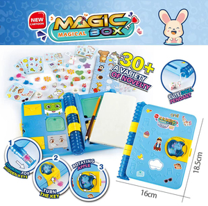 Jouet de décoration <span class=keywords><strong>livre</strong></span> cadeau secret interactif garçon et fille heureux boîte magique et cahier - Product Image 4