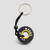 Porte-clés en silicone PVC en forme de bouteille d'huile moteur 3D avec logo personnalisé imprimé, accessoires de voiture, promotion, porte-clés