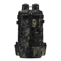 Sac à dos tactique de pêche grande capacité multi-poches, sac à bandoulière extérieur pour cannes et appâts, en polyester