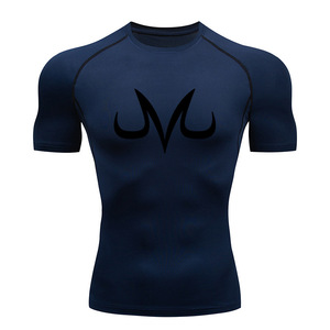 Nouvelle tenue de jogging respirante à manches longues, personnalisable, avec impression 3D, chemises de sport tendance, coupe ajustée, vente en gros, protection anti-UV - Product Image 3